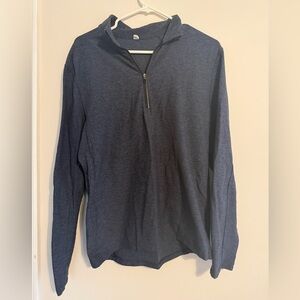 LULULEMON Men's Blue Quarter-Zip